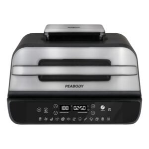 FREIDORA DE AIRE PEABODY Pe-afg03n 7LTS NEGRA 1.8kw COLOR NEGRO