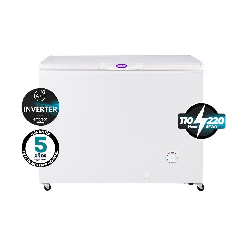 INELRO FREEZER INVERTER HORIZONTAL MOD. FIH350 BCO A++