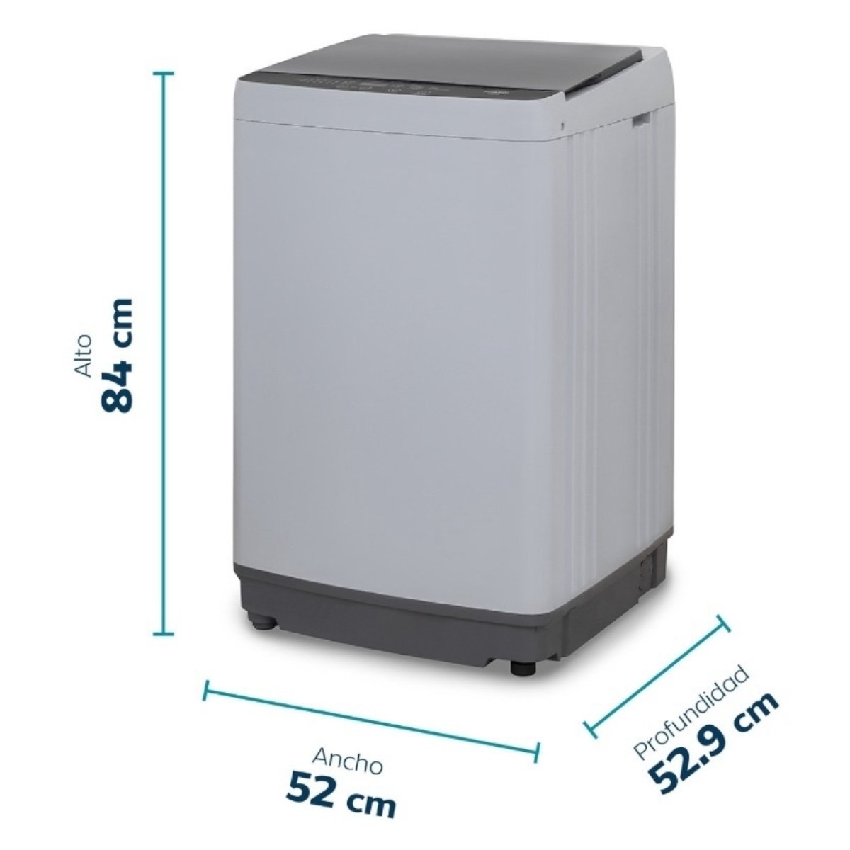 LAVARROPAS PHILCO 5,5KG GRIS PHCS07B - Imagen 2