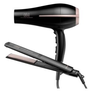 COMBO GAMA SECADOR ELEGANCE BORA + PLANCHITA ELEGANCHE CHIA