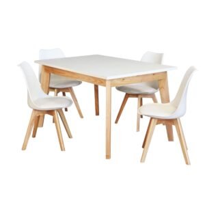 JUEGO TULIP MESA + 4 SILLAS